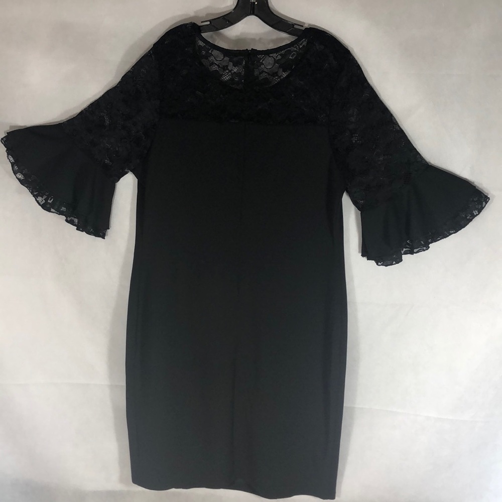NWT = ALWAYS INDIGO = Size 2X, Midi dress. - Picture 7 of 8